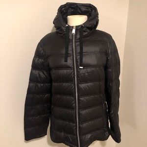 Calvin Klein Black Packable Puffer Down Coat